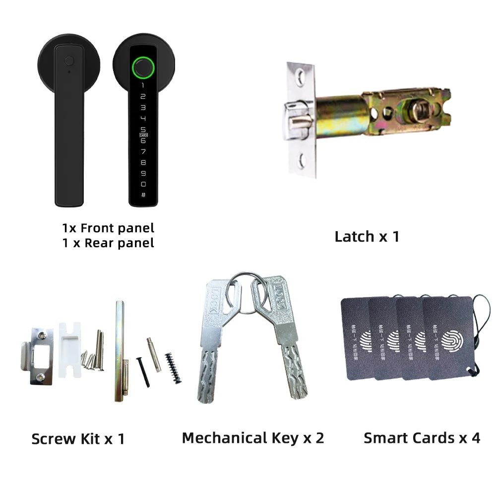 4 in 1 Smart Lockdoor