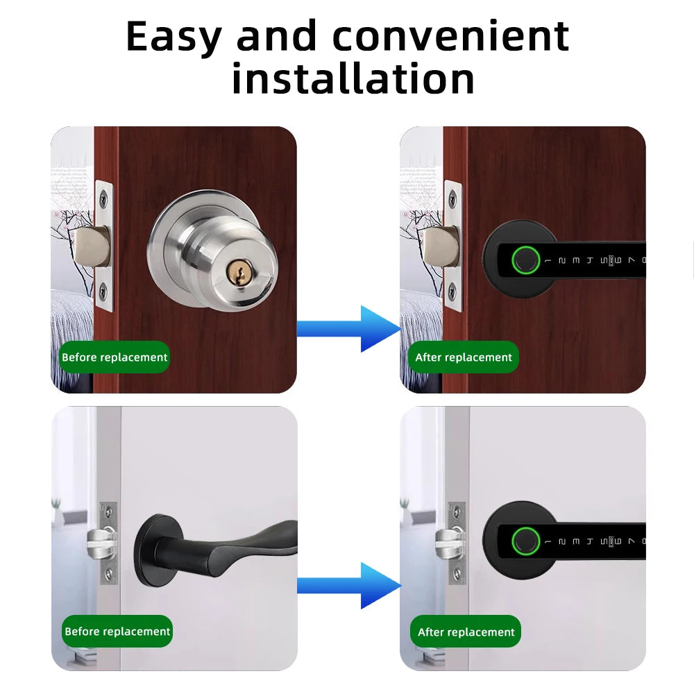 4 in 1 Smart Lockdoor