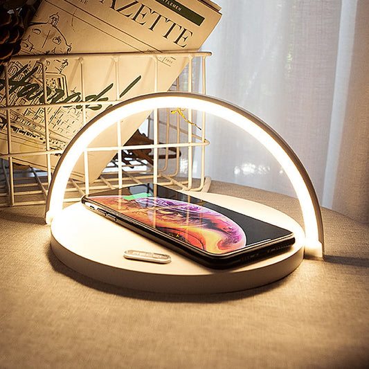 QI Wireless Charger Lamp